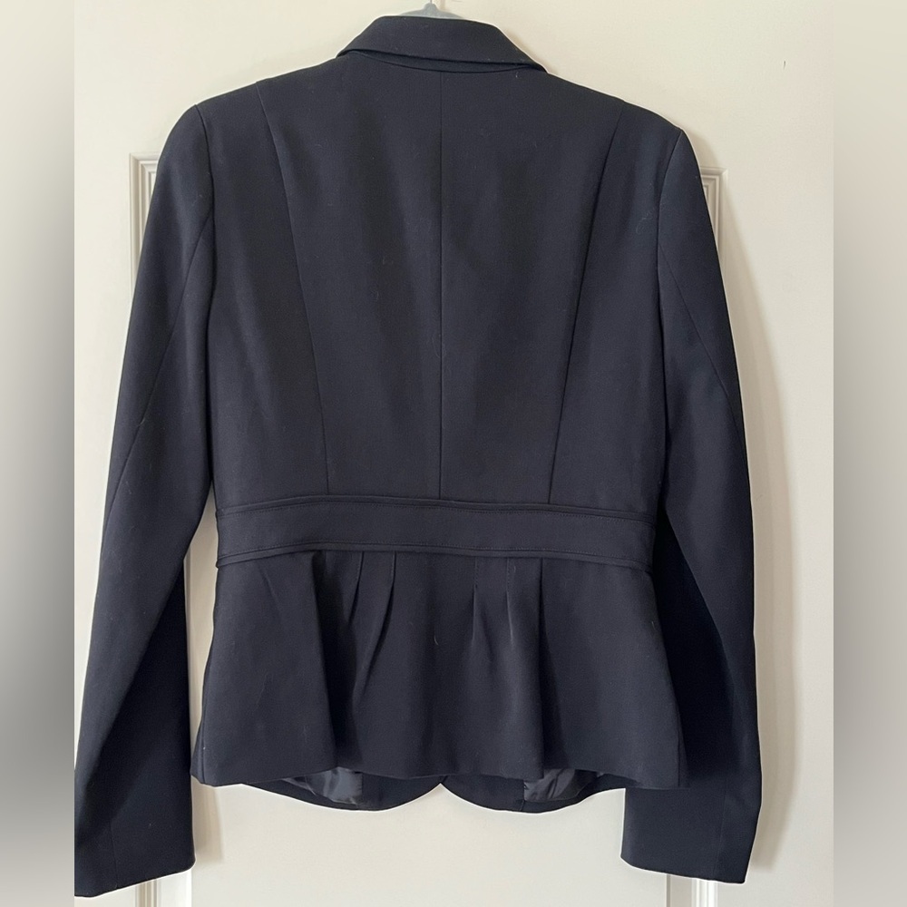 Elle Rich Black Tailored Blazer Jacket Women’s size 6 - Picture 3 of 14